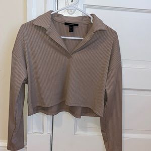 Long sleeve shirt with collar